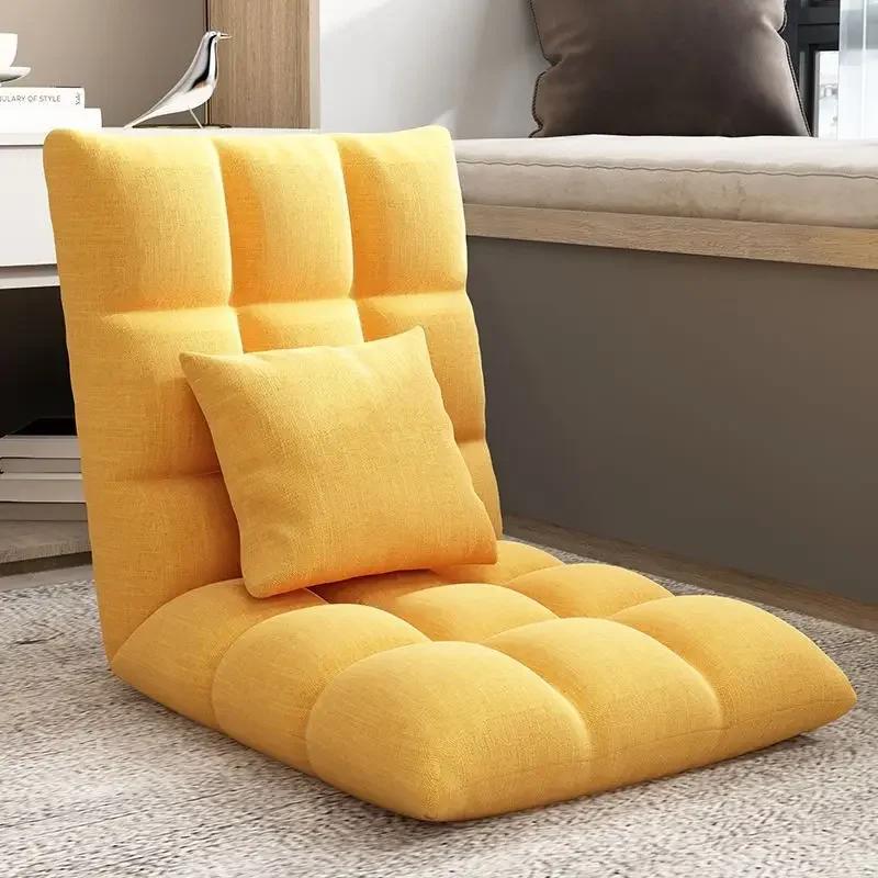 Floating Window Chair Lazy Person Sofa Single Person Tatami Bedroom Balcony Dormitory Small Bed Backrest Chair Folding