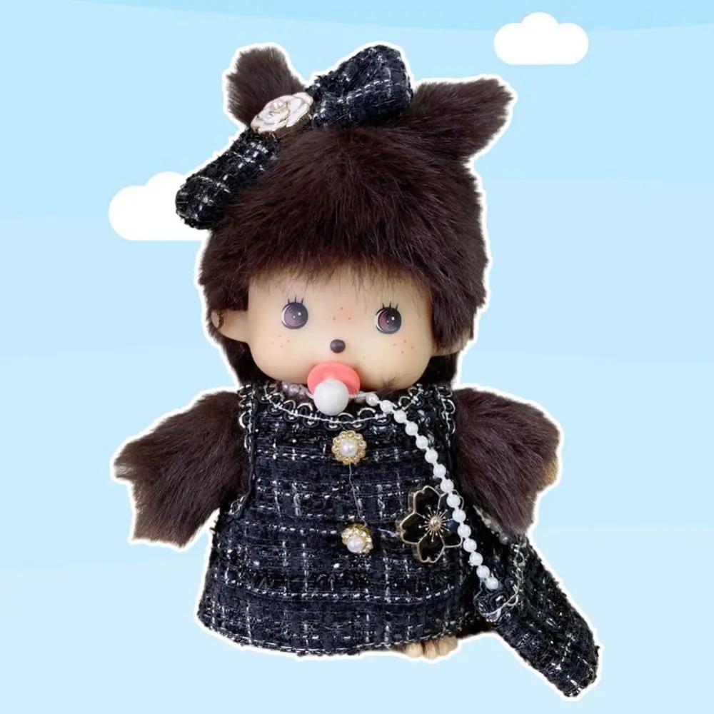 Kawaii Mengqiqi Monkey Doll Plush Toy Children's Birthday Gift PP Cotton Material New Year/Christmas