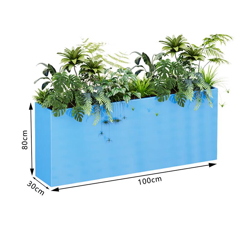 Outdoor Commercial Iron Flower Planter Box