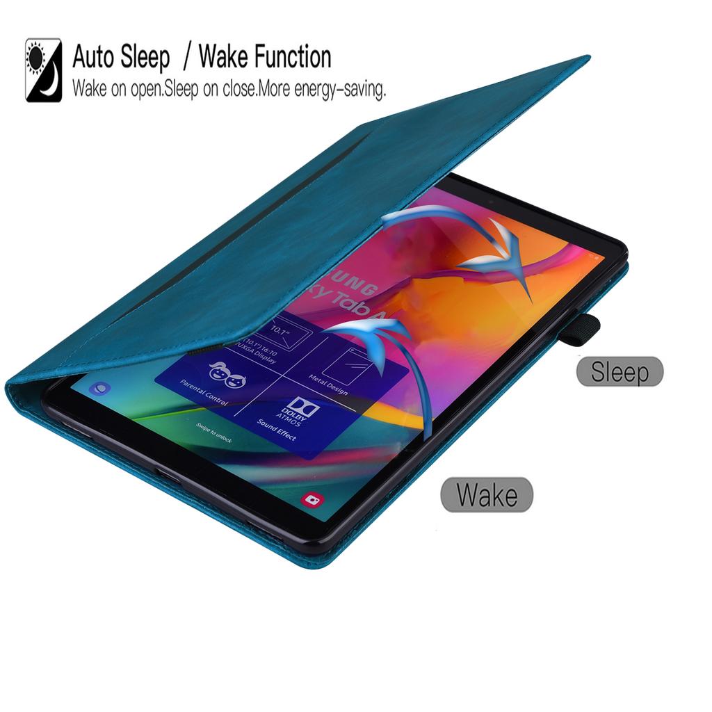 Tablet Case For Samsung Galaxy Tab S10 Lite / Tab S10 FE / Tab S9 FE PU Leather Protective Folio Cover with Card Holder