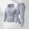 Neues Pullover-Set mit Kapuze Europäische und amerikanische Mode lässige Jacke Herren-Trend Sportpullover Jogginghosen-Set