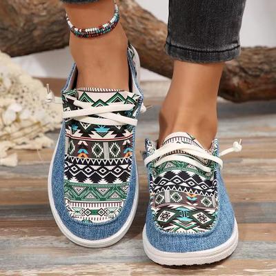 Sapatos casuais confortáveis de verão e outono, sapatos femininos de lona para mulheres, mocassins baixos da moda