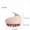 Silicone Scalp Massager and Shampoo Brush - Comfortable Head Massage Comb for Men and Women,Normal Hair, Plastic Bristles, Durable ABS Handle