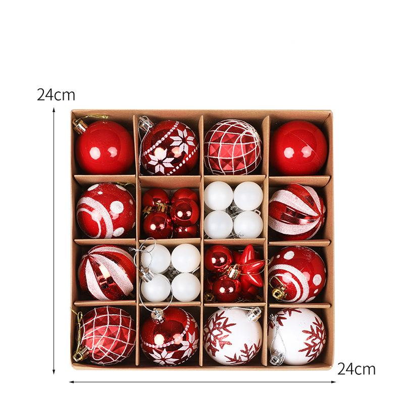

36pcs Christmas Ball Christmas Tree Decoration Ornaments for Home Decor Halloween New Year 2026 Navidad Pendant Ball Accessories 3-6cm