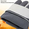 Windproof And Waterproof Outdoor Gloves Touch Screen Thumb And Index Finger Fingertips Warm Gloves For Running Cycling