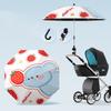 Adjustable Baby Stroller Umbrella 360 Degree with Clamp Sunscreen Umbrella Rainproof UV Protection Infant Stroller Cover Park