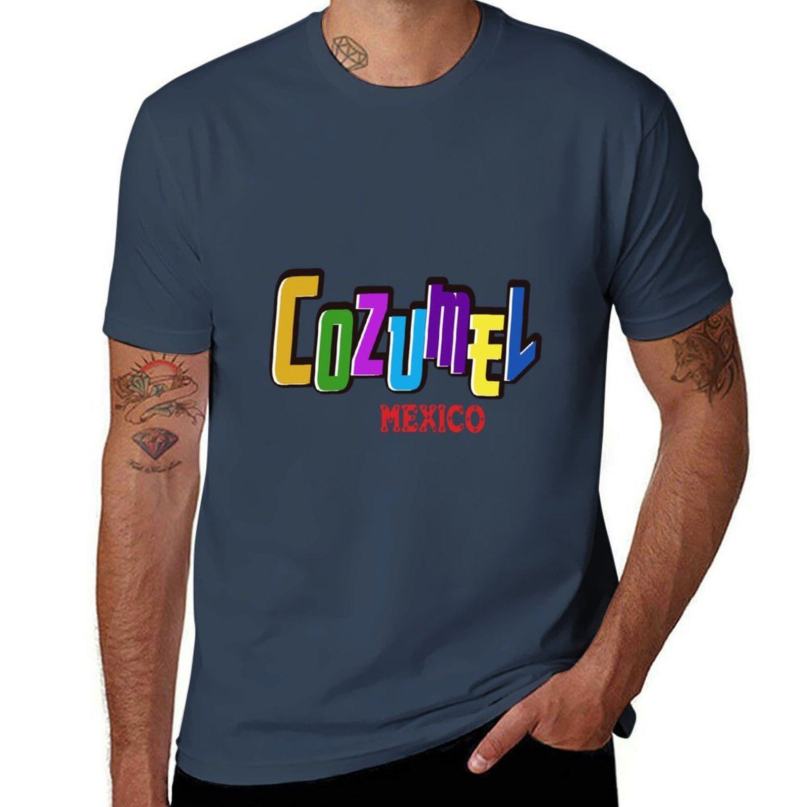 Cozumel MexicoDiving TShirt Big and Tall Crew Neck Tee S