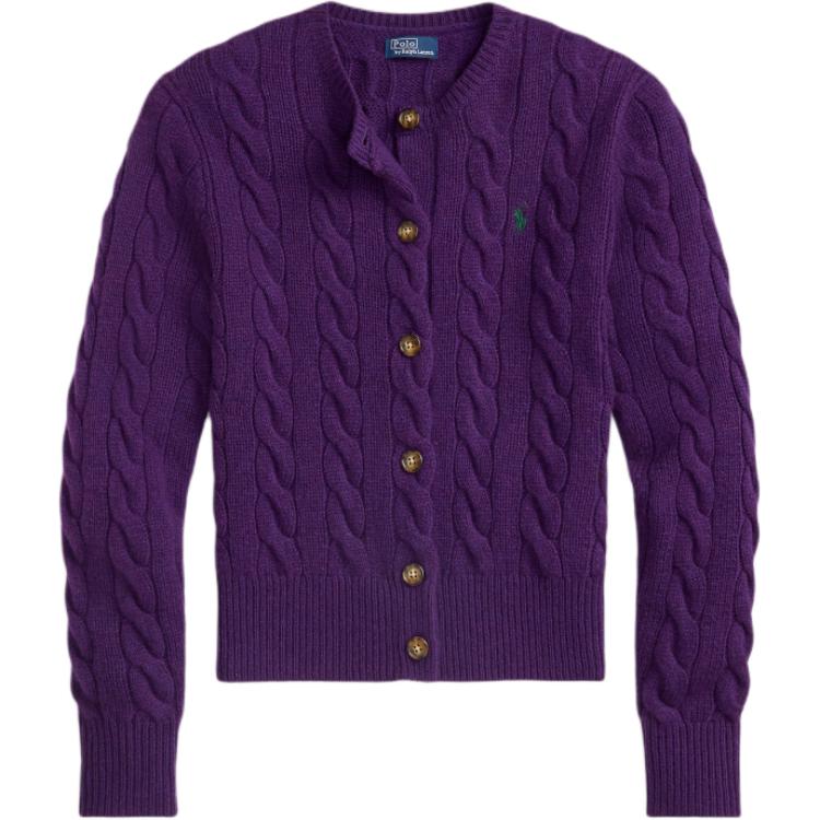 

Polo Ralph Lauren Slim Fit Cable Knit Cardigan Sweater Women sweater WMPOSWENDW20492-500 L
