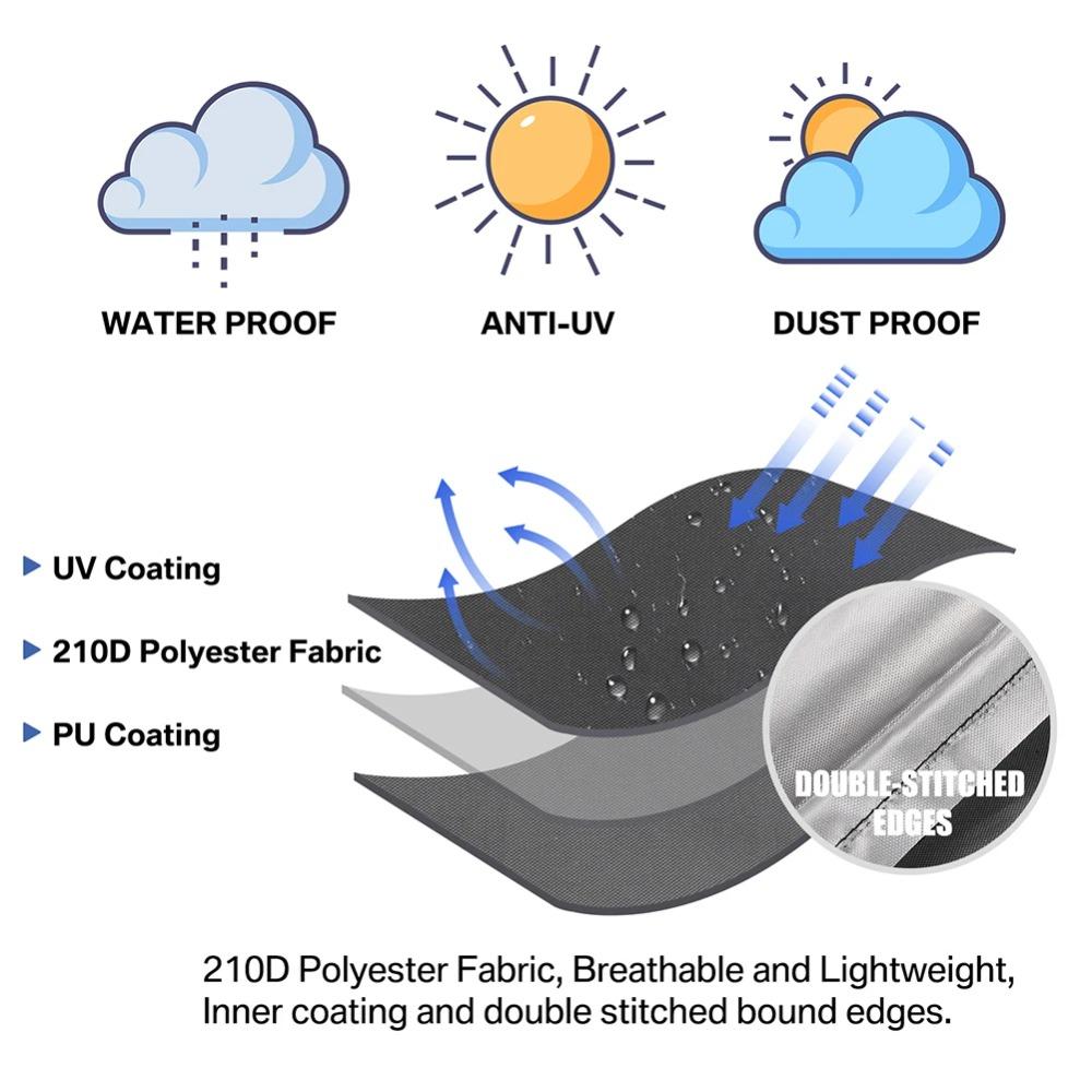 Waterproof Heavy Duty Patio Hanging Egg Chair Cover Single/Double Seat Cocoon Swing Chair Protector Garden Dust Cover