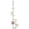VidaXL Arbre à chat avec griffoirs en sisal 260 cm Beige Motif pattes