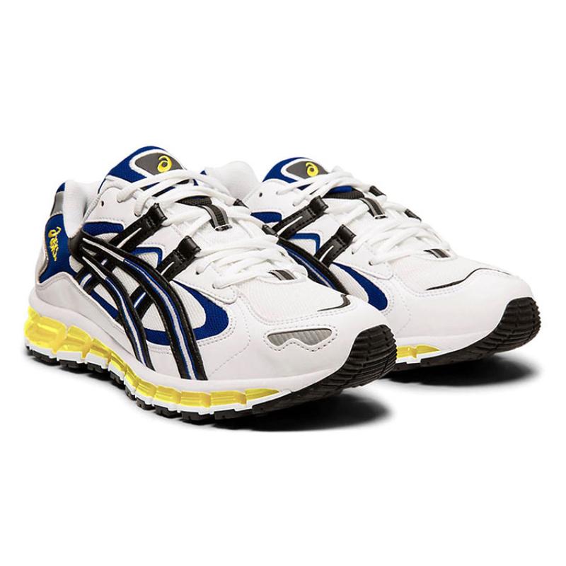 ASICS Gel Kayano 5 360 White Black Yellow Sneakers 1021A159-100