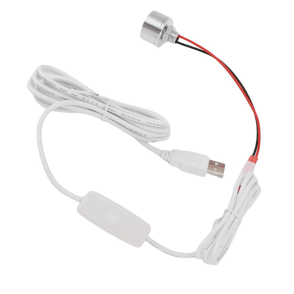 LED Spotlight Stepless Dimmable USB Plug In Spotlight 80LM 4000K 1W for Wall Art Jewelry Display Closet Hallway