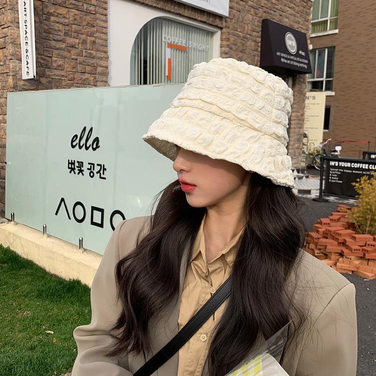 Шляпа-ведро Ruth, такая же нежная, с пышной тульей, весенне-осенняя, тонкая, плиссированная, из сирсакера, шляпа-бассейн, защита от солнца, солнцезащитная шляпа-ведро 54-59