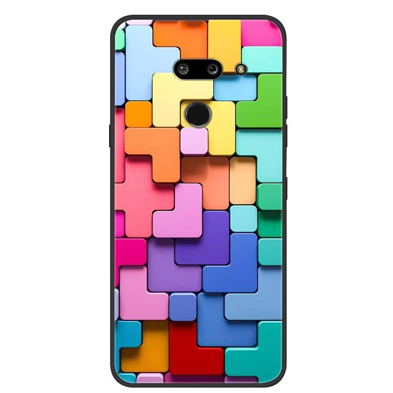 Para LG G8 ThinQ Funda Suave Silicona TPU Funda para Teléfono para LG G8 ThinQ Cubierta Trasera G8thinQ G 8 Protectora Bumper Fundas Shells