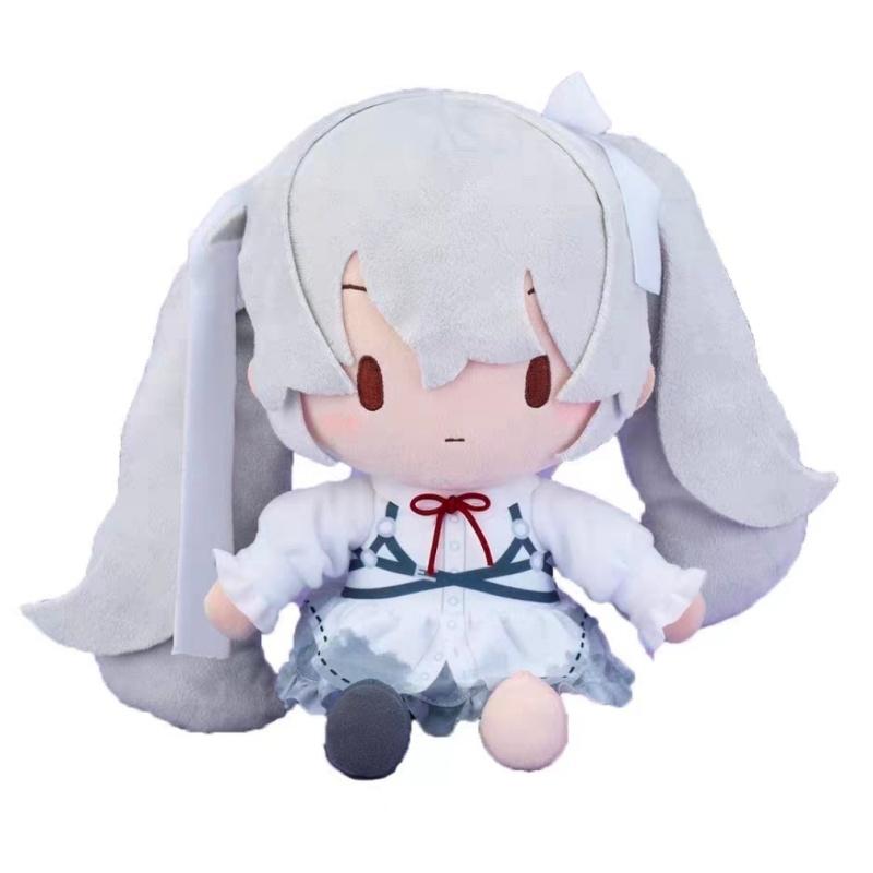 

27Cm New Original Fuwa Petit Fufu Hatsune Miku Colorful Futami White Onions Plush Doll Gift Toy SEGA L stage project feat Cuddly Stuffed Fluffy