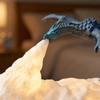 3D Printed Dragon Figurine with LED Night Light Creative Electronic Decorative Desk Lamp for Home Office Display and Gift