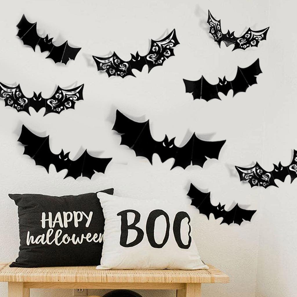 Halloween Stickers, Wall Stickers, Hollowed Out Scenes, Props, Wallpapers, Holiday Decorations
