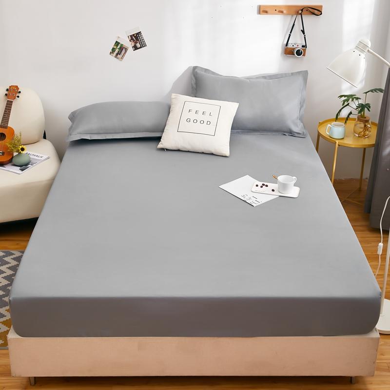 Waterproof Fitted Sheet Home Elastic Bedsheet Skin-friendly Bed Cover Sabanas Para Cama Floral Style Bed Linen(No Pillowcase)