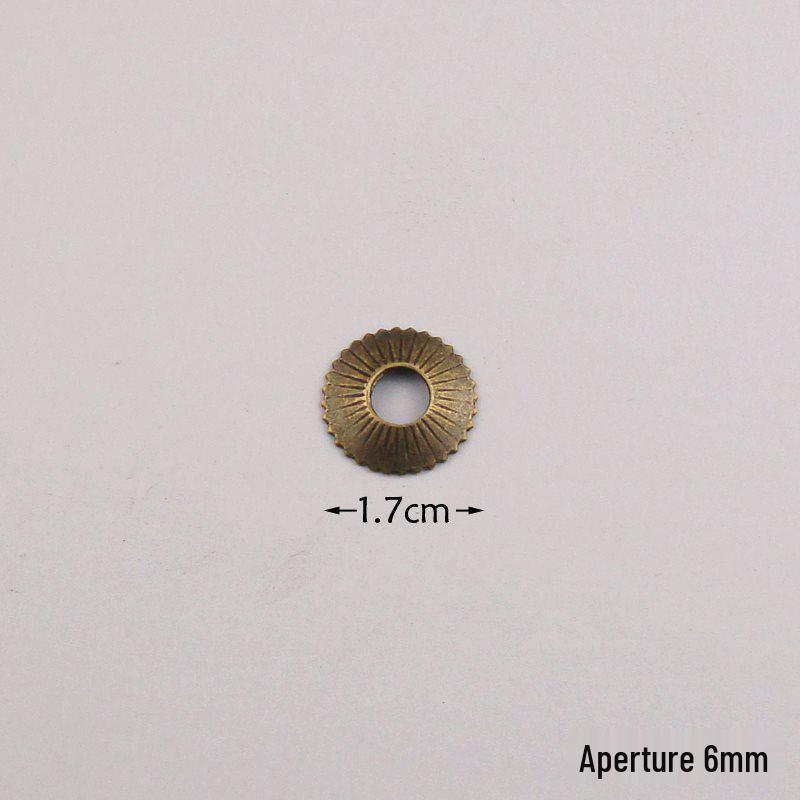 Старинная медная ручка-скоба в китайском стиле с дизайном в виде цветущей сливы