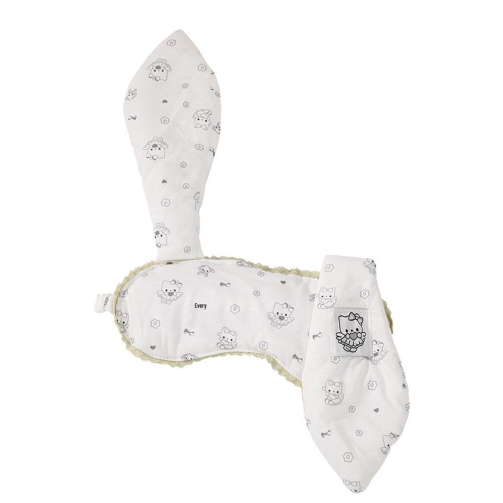Adorable Bunny Ears Lace Eye Mask - Women's Anime Cartoon Sleep Shade