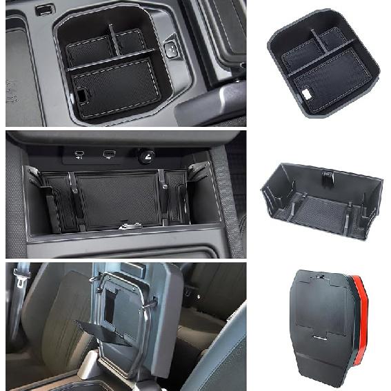 Center Console Organizer Compatible With -2024 Land Rover Defender Armrest Storage Box And Armrest Hidden Tray Middle Console Organizer Interior