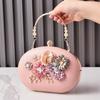 2025 Fashion Designer Three-dimensional Flower Party Clutch Bag Luxury Women's 3D Appliques Handbags New Wedding Evening Bags