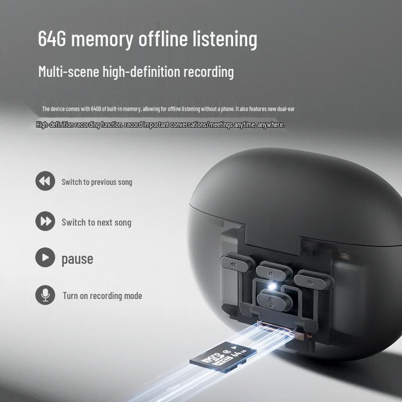 SANAG T81SPro Wireless Bluetooth Earbuds with MP3 Player