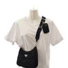 Prada 1BC151 Shoulder Bag Black Nylon Women