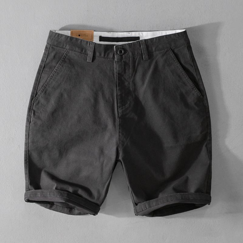 

Стильные повседневные хлопковые рабочие шорты для мужчин, модные, удобные, утолщенные шорты 27 серый