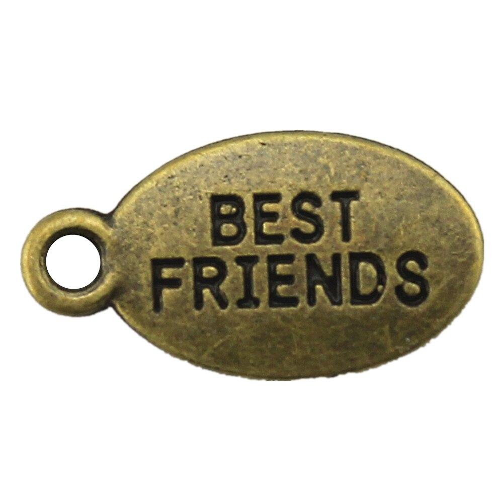 

Материалы для поделок бренда: WYISYWG античная бронза, подвески с бирками «Лучшие друзья», 10x18 мм, 20 шт.