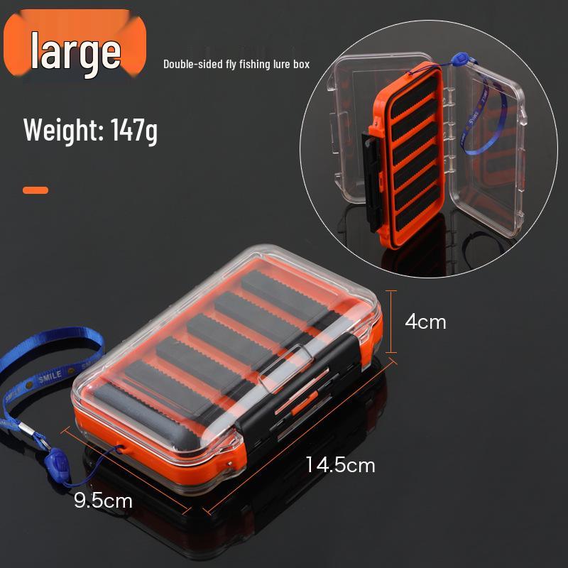 Waterproof Large Capacity Fishing Tackle Box for Minnows, Pencil Baits, Soft & Artificial Lures