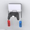 Wall Mount Console Dock Bracket with Controller Hook Hanging Wall Holder Handle Storage Rack for Switch/Switch OLED Game Console