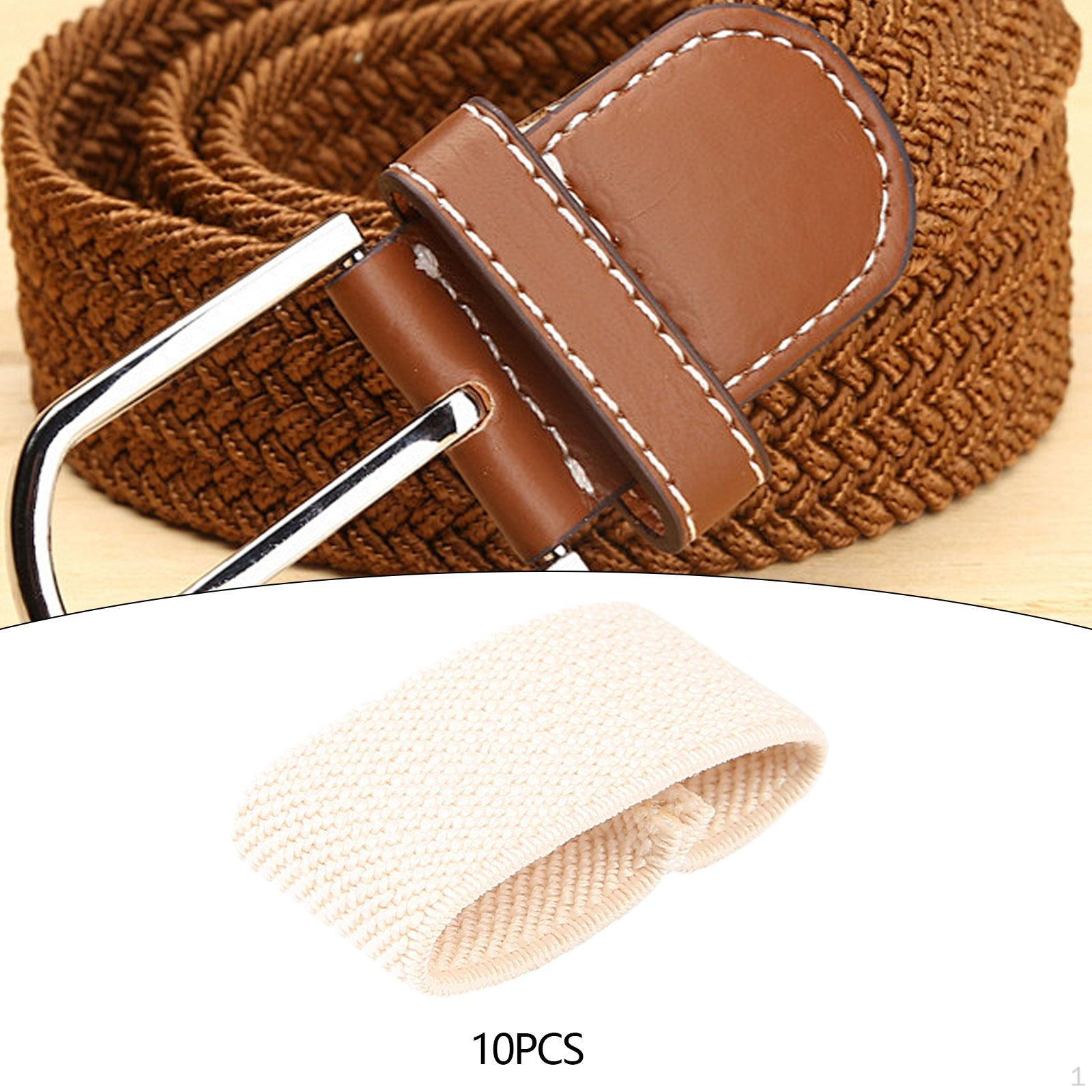 

10 Pack Elastic Belt Holders for 1.5 Inch Belts, Nylon Strap Retainers Backpacks хаки