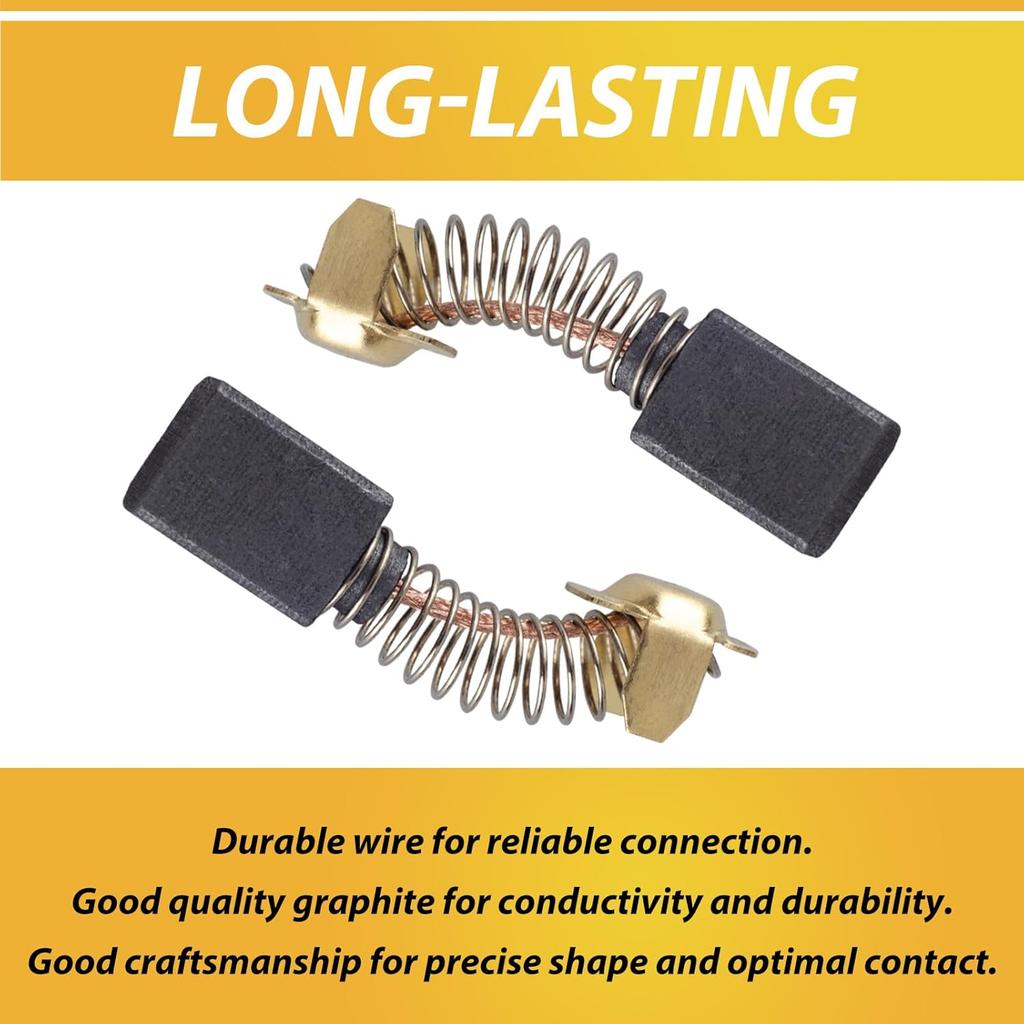 10 Pack N398321 Replacement Electric Motor Carbon Brushes Compatible with DEWALT DWP849 DWP849X DWP849X-B3 DWP849X-BR N398327 N103592 N088403 Power