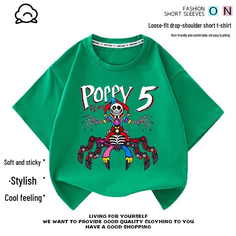 Poppy Playtime Prototyp Short Sleeve Children's Summer T-Shirt