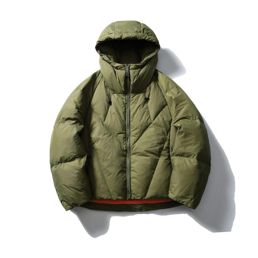 RUIIENRS X Black Armada 2025 Winter Raglan Sleeve Hooded Down Jacket MY6603