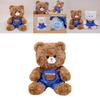 Plush Bear Couple Toy With Pp Cotton Filling For Romantic Gifts And Bed Decor