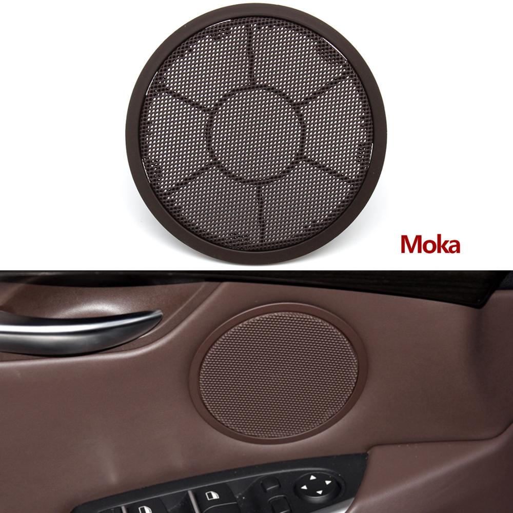 Interior Door Horn Sound Loud Speaker Grid Cover Trim Replacement For BMW X5 X6 X3 X4 5GT F25 F26 F07 E70 E71 E72 High-end Model