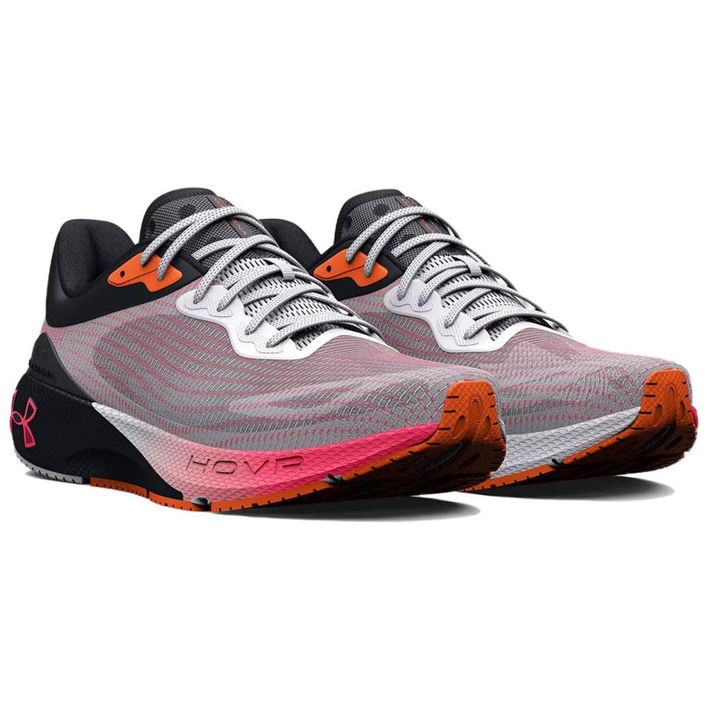 Under Armour HOVR Machina 3 Trendy Low-Top Running Shoes Men Sneaker Gray Pink 3026235-001