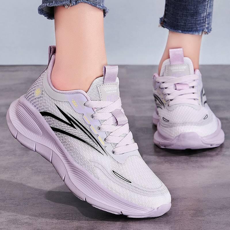 2026 Women's Running Shoes Lightweight Breathable Mesh Gym Sneakers Non-Slip Air Cushion Athletic Shoes for Training
