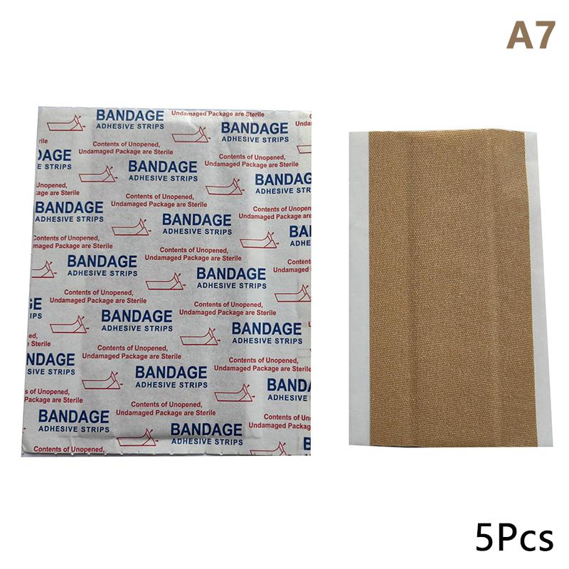 

5 шт. большого размера эластичная нетканая медицинская клейкая повязка на рану, помощь при больших ранах, инструменты для ухода за кожей