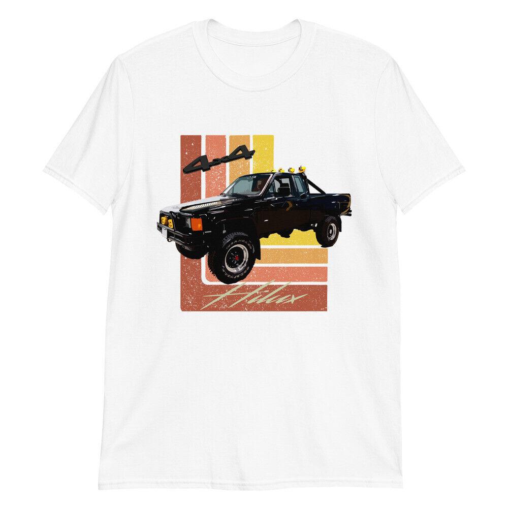 Retro 4x4 Pickup Truck Graphic Print T-shirt