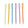 200Pcs Plastic Plastic Yarn Needles Colorful Darning Needles Portable Large Eye Needles  For Crochet