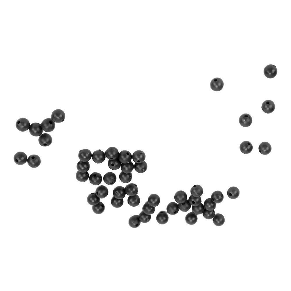 100PCS 8mm Diameter Carp Fishing Beads Soft Fishing Shock Beads For Terminal Rig Tackle