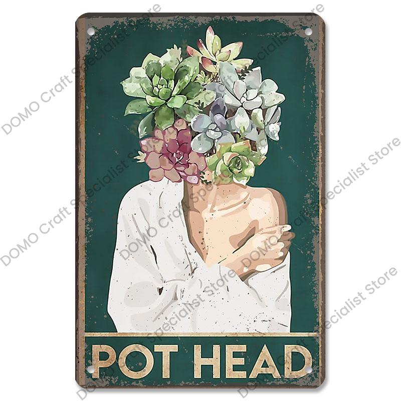 Gartenplaketten, Vintage-Metallblechschilder, Katze, Hund, Sonnenblumen, Mädchen, Metallplatte, Blumenladen, Herrenhaus, Wohnzimmer-Wanddekoration