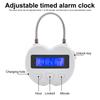 1 Set Smart Time Lock Long Battery Life Love Heart Shape Rechargeable Bondage Timer Couples Accessories for Home