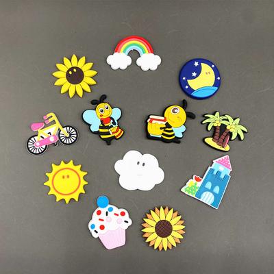 PVC Buzdolabı Magnet Seti Çizgi Film Hayvan Magnetleri Çocuklar ve Küçük Çocuklar İçin Sevimli Buzdolabı Magnetleri Ev Dekorasyonu İçin Manyetik Aksesuarlar