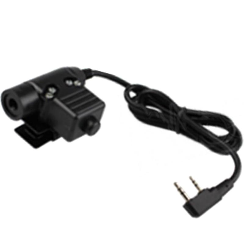 Z.tactical PTT s taktickými sluchátky U94 PTT adaptér Prstový mikrofon pro taktické venkovní hry