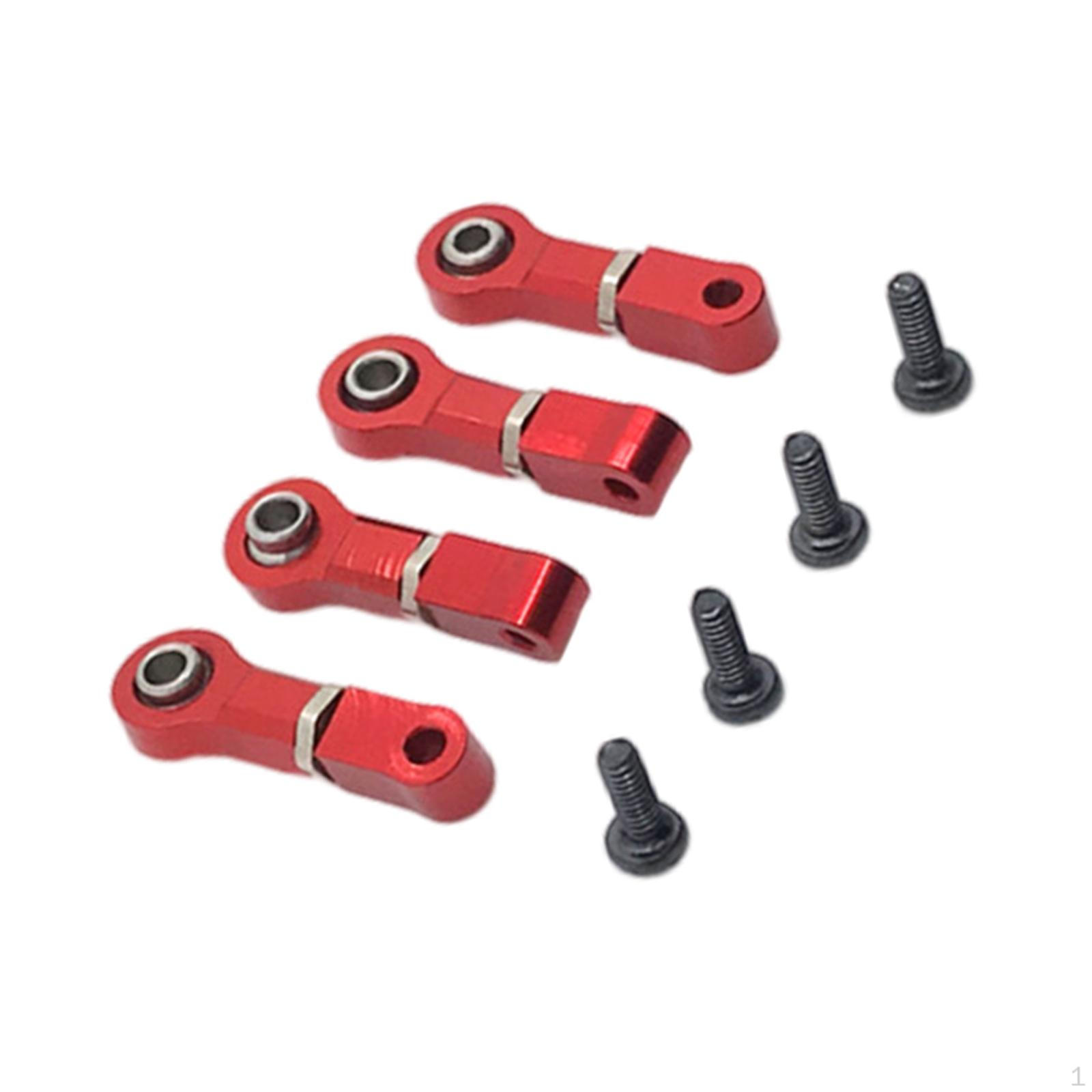 

4 Piece Metal Overwing for K989 :28 RC Car Modification Replacement червоний