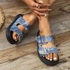 Fashion Ladies Brand Design Comfort Beach Flip Flop Shoes Classic Buckle Strap Birken Slippers Woman Soft Cork Footbed Sandals